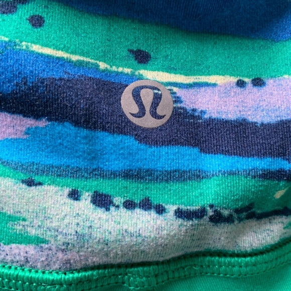 Lululemon Wunder Under Crop III Inkwell / Jungle Size 8 - Picture 8 of 8